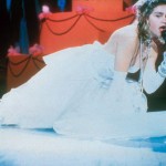 Madonna's Opening Number: A Video Star Is Born (1984) -  Older generations vividly recall the exact moment when they first saw Elvis twitch his pelvis on TV or when the Beatles first performed on Ed Sullivan. But for children of the '80s, one of the most defining televised music moments was when Madonna kicked off the inaugural VMAs. And it wasn't even planned. "I lost [my shoe] and I thought, 'Oh my God, how am I going to get that? It's over there and I'm on TV.' So I thought, 'Well, I'll pretend I meant to do this,' and I dove onto the floor. And I rolled around and I reached for the shoe, and as I reached for the shoe, the dress went up, and then the underpants were showing. And I didn't mean to," Madonna told Jay Leno years later. And thus, VMAs history was made.