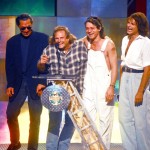 Ain't Talkin' 'Bout Love: Van Halen's Botched Reunion Attempt (1996) - The reunion between Van Halen and off-on original frontman David Lee Roth on the VMAs stage — their first appearance together in 10 years — was so exciting. For about 47 seconds. Because that's about how long this particular VH reunion lasted. Eddie Van Halen's icy body language at the VMAs made it clear that he still loathed Diamond Dave; at times he was standing so far away from Roth, he may as well have been on a different show on another network. And Dave's constant goofy quips about Eddie's hip surgery didn't help matters. Rumor has it they nearly got in a fistfight backstage.