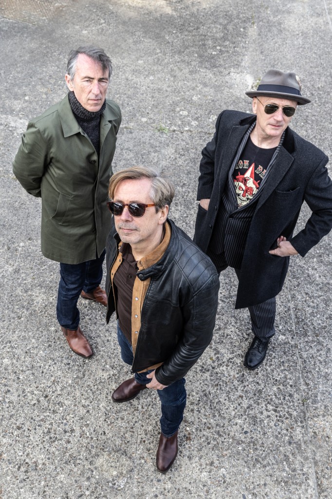 Haircut 100's Les Nemes, Nick Heyward, and Graham Jones in 2024. (photo: Andrew Cotterill)