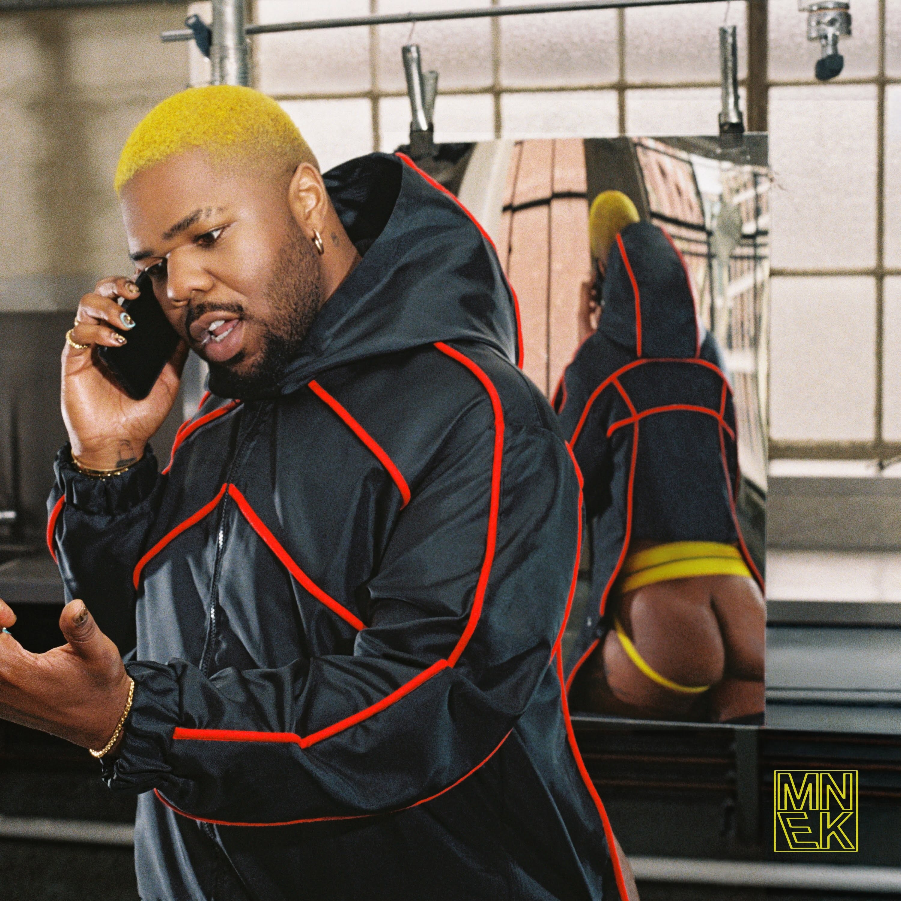 The cheeky cover art for MNEK's grime-influenced comeback single, "Reverse" (photo courtesy of Chaos Label)