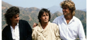 Martin Lewis with Andrew Ridgeley and George Michael in China, 1985. (photo courtesy of Martin LEwis)